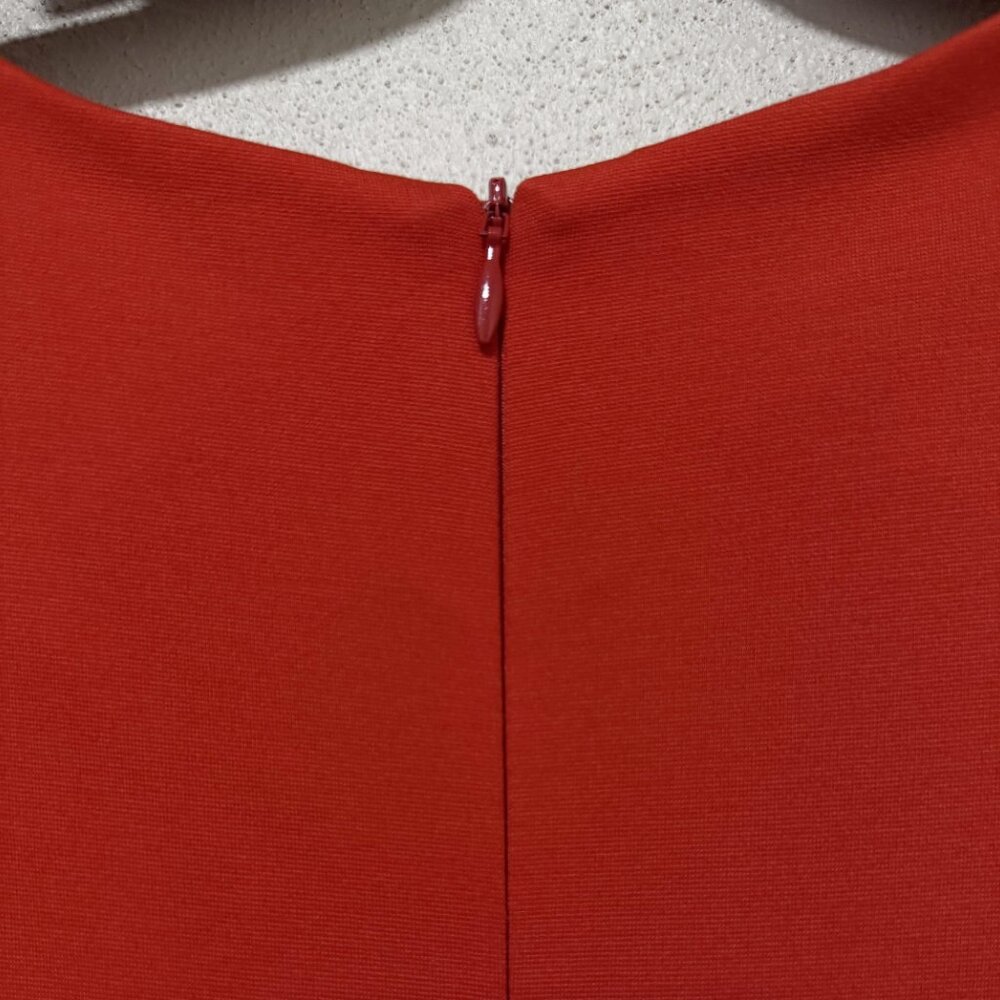 Orange sarong style dress by Escada, size 34 (4) - Picture 8 of 10
